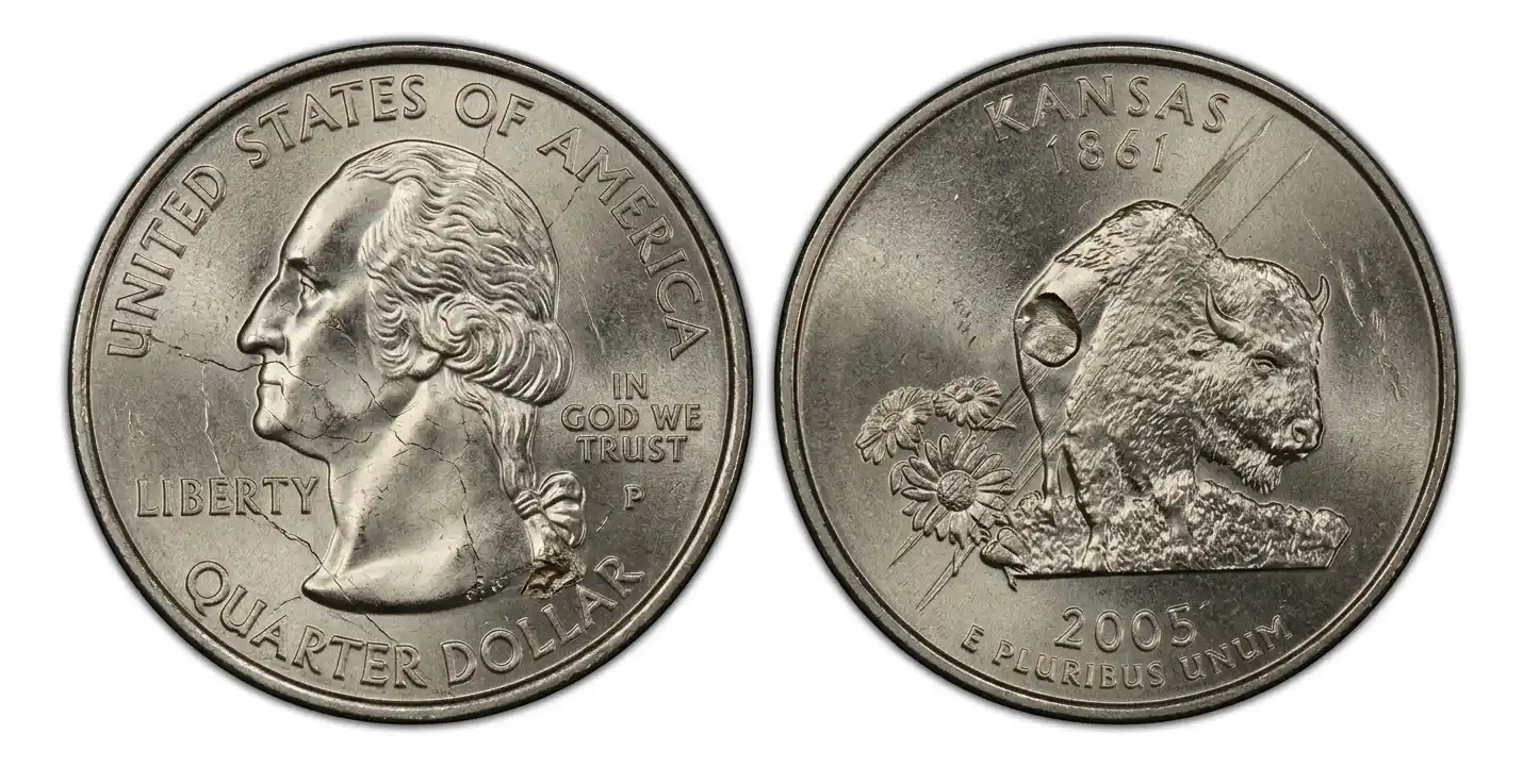 How Authentication Changes the Price of a Kansas Error Quarter