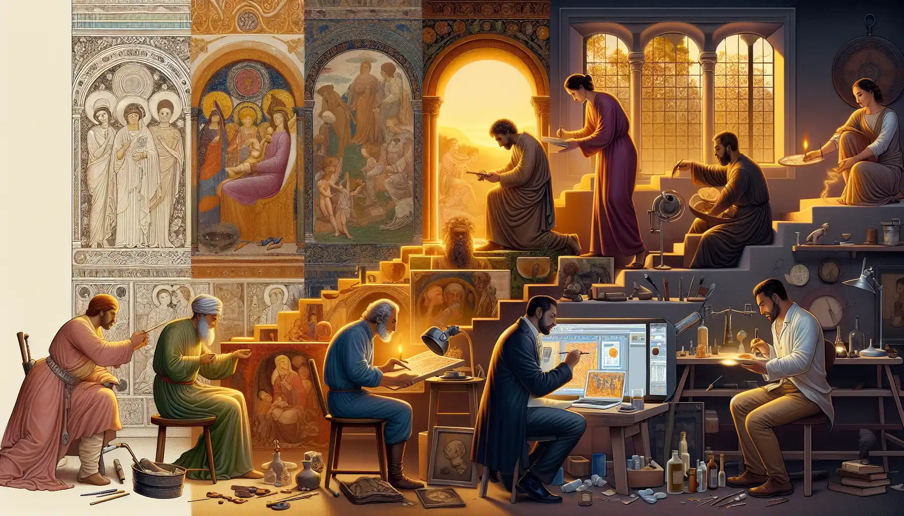 Historical Overview of Restoration Techniques